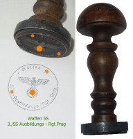 Razítko Waffen - Rgt. Prag